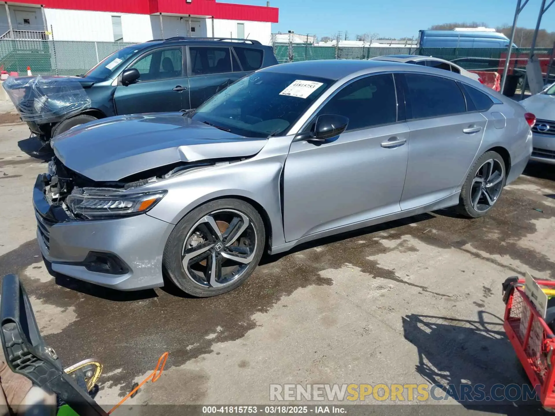 2 Photograph of a damaged car 1HGCV1F48MA068238 HONDA ACCORD 2021