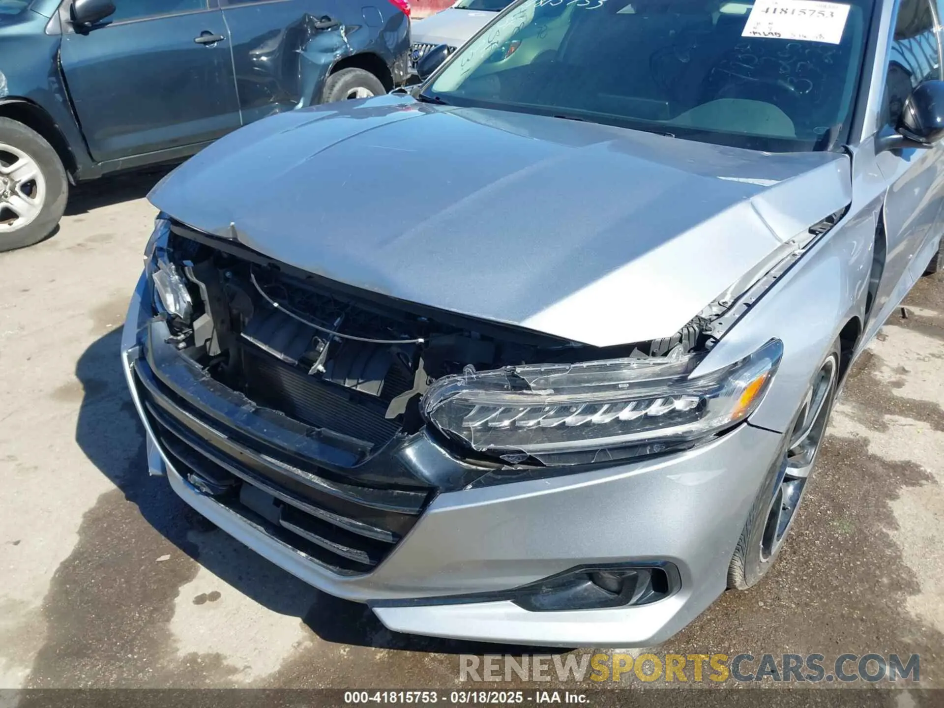 6 Photograph of a damaged car 1HGCV1F48MA068238 HONDA ACCORD 2021