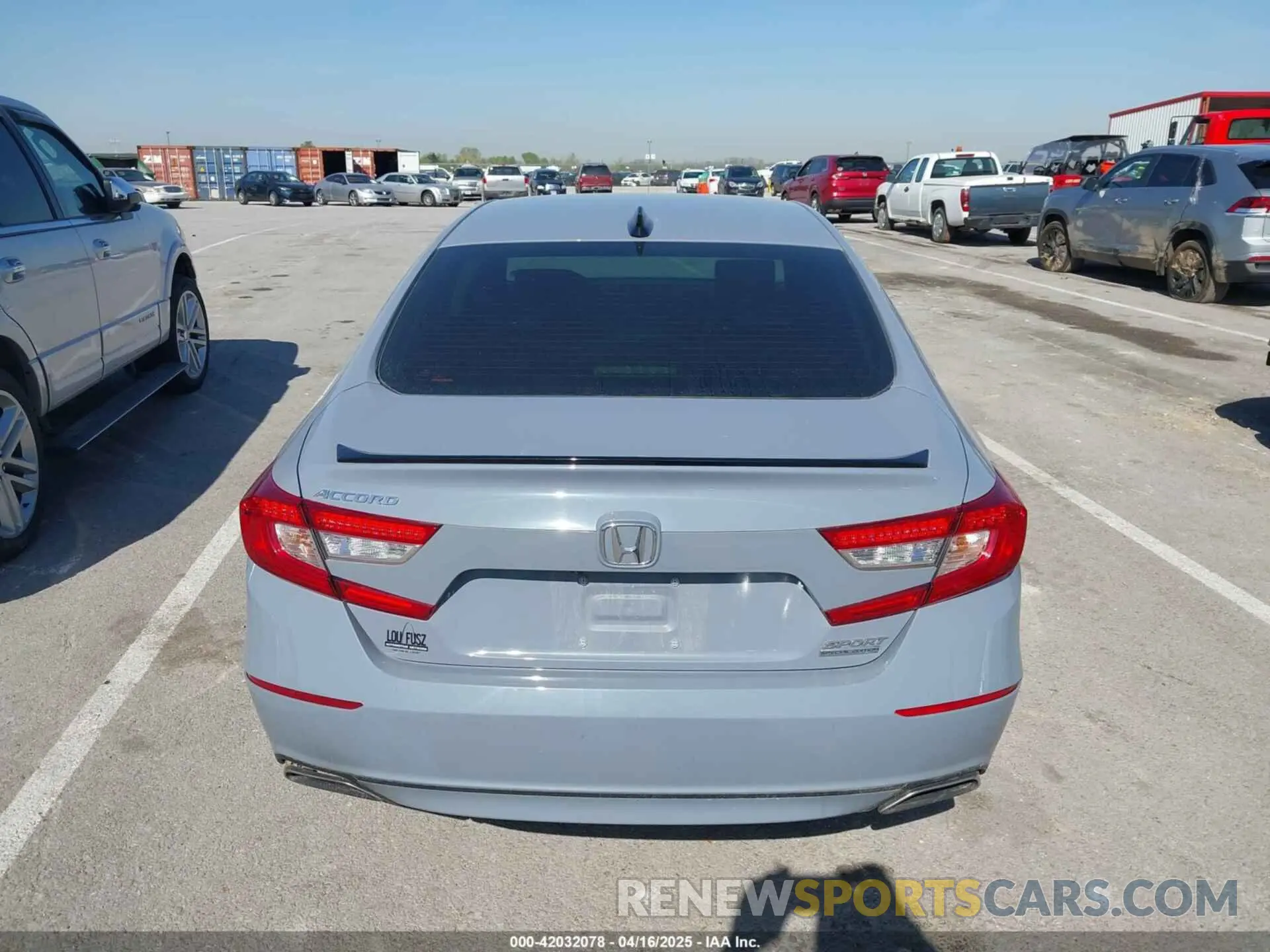 16 Photograph of a damaged car 1HGCV1F48MA077263 HONDA ACCORD 2021