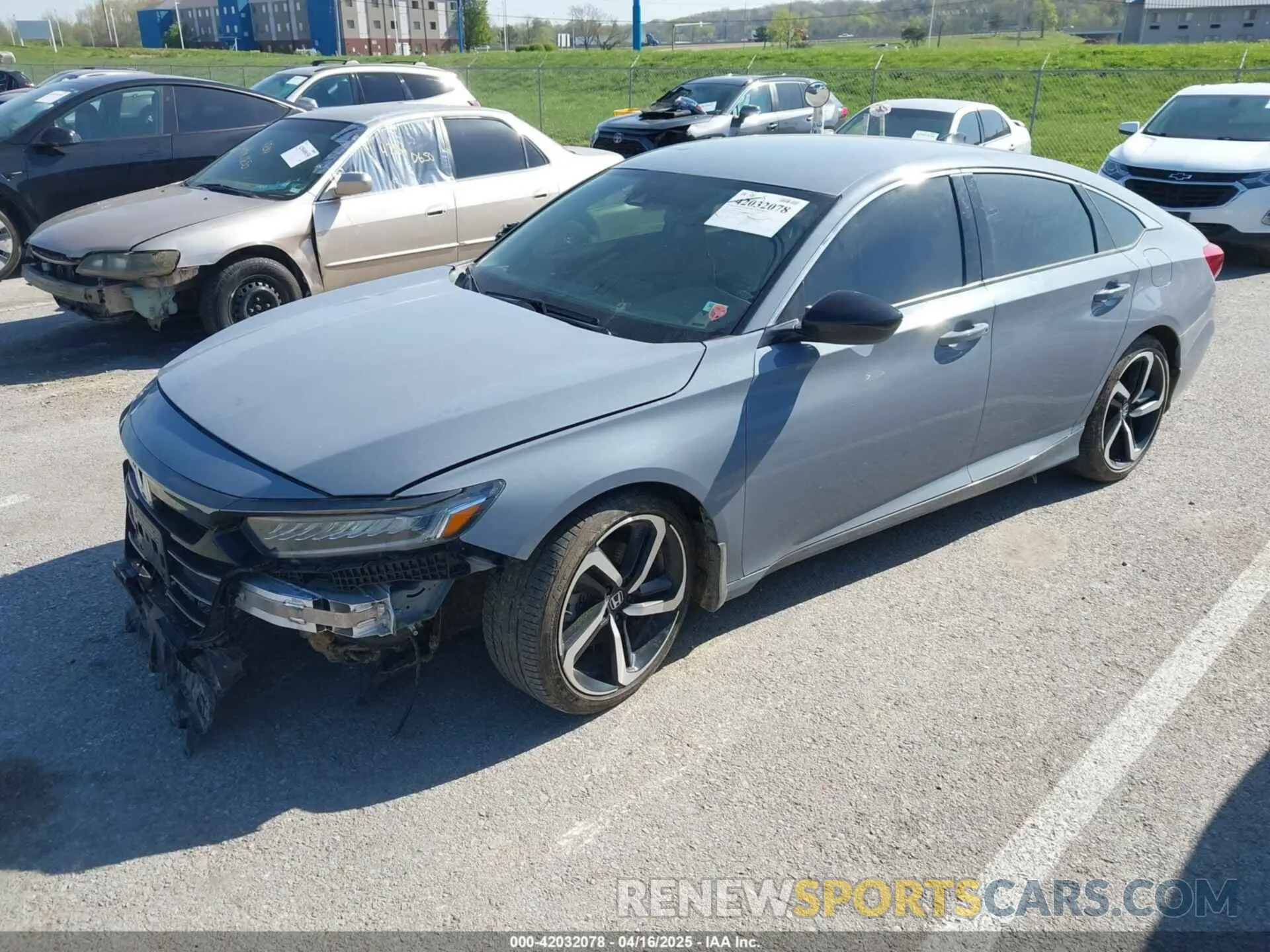 2 Photograph of a damaged car 1HGCV1F48MA077263 HONDA ACCORD 2021