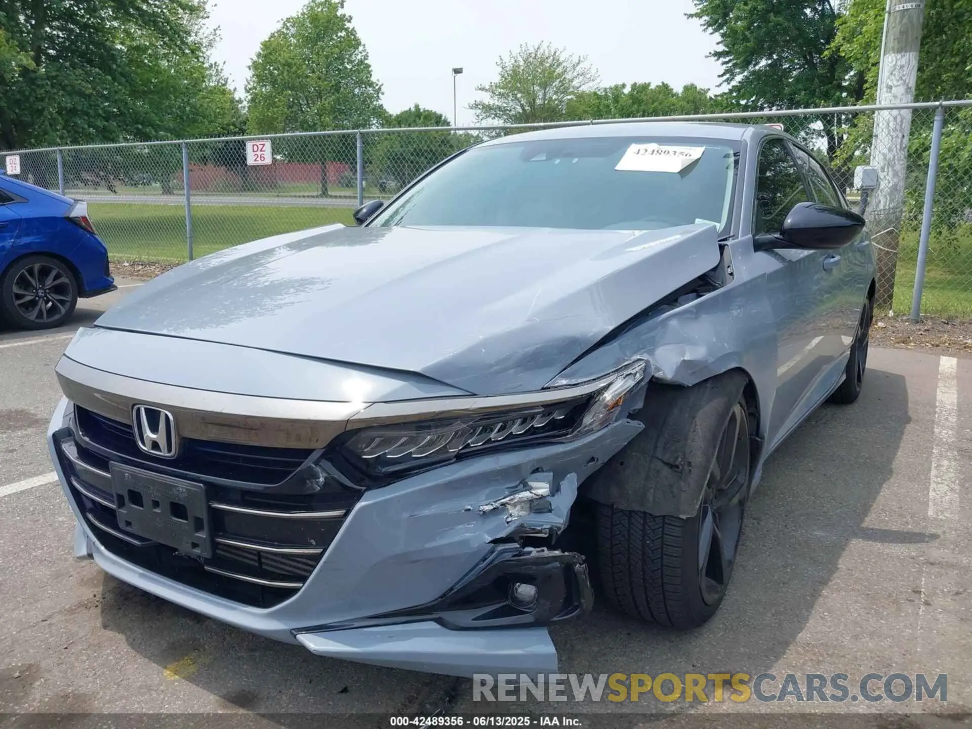 6 Photograph of a damaged car 1HGCV1F48MA124128 HONDA ACCORD 2021