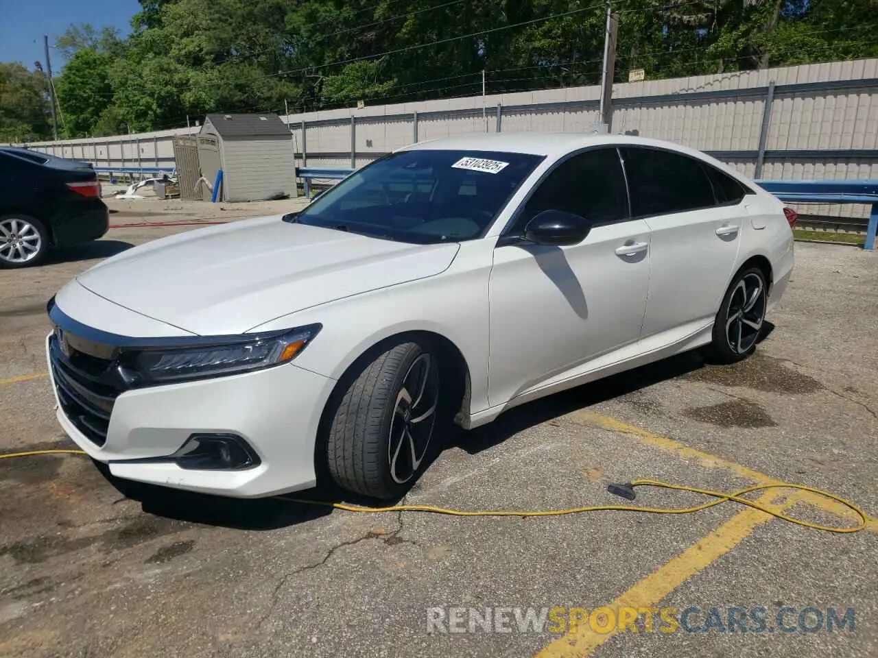 1 Photograph of a damaged car 1HGCV1F49MA018187 HONDA ACCORD 2021