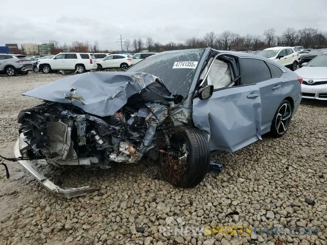 1 Photograph of a damaged car 1HGCV1F49MA035586 HONDA ACCORD 2021