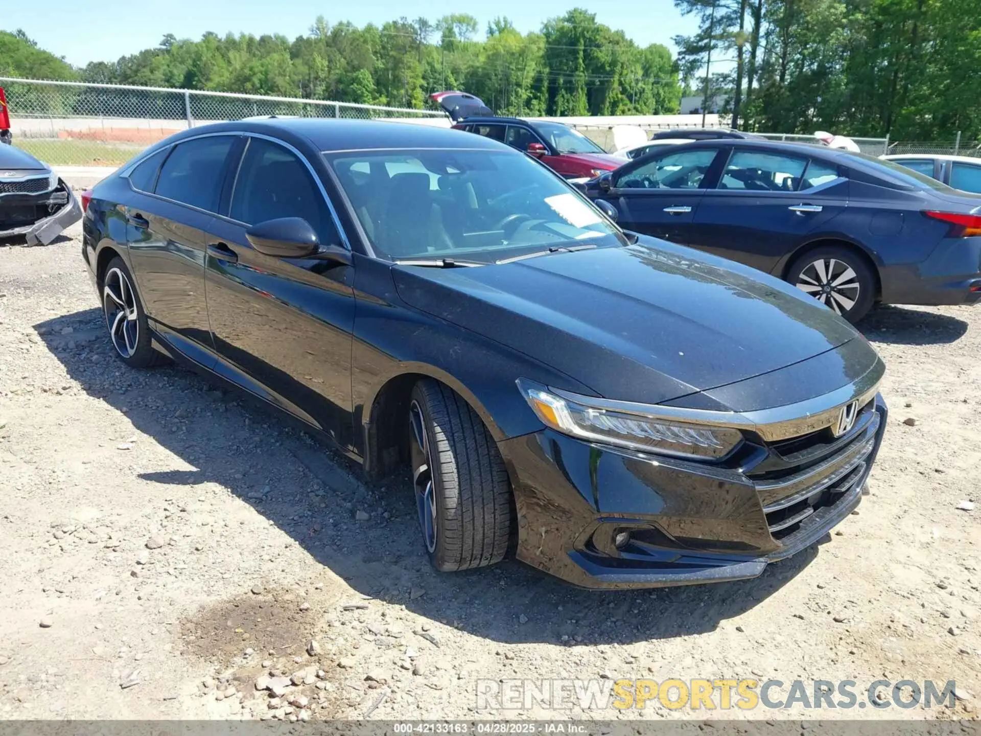 1 Photograph of a damaged car 1HGCV1F49MA043168 HONDA ACCORD 2021