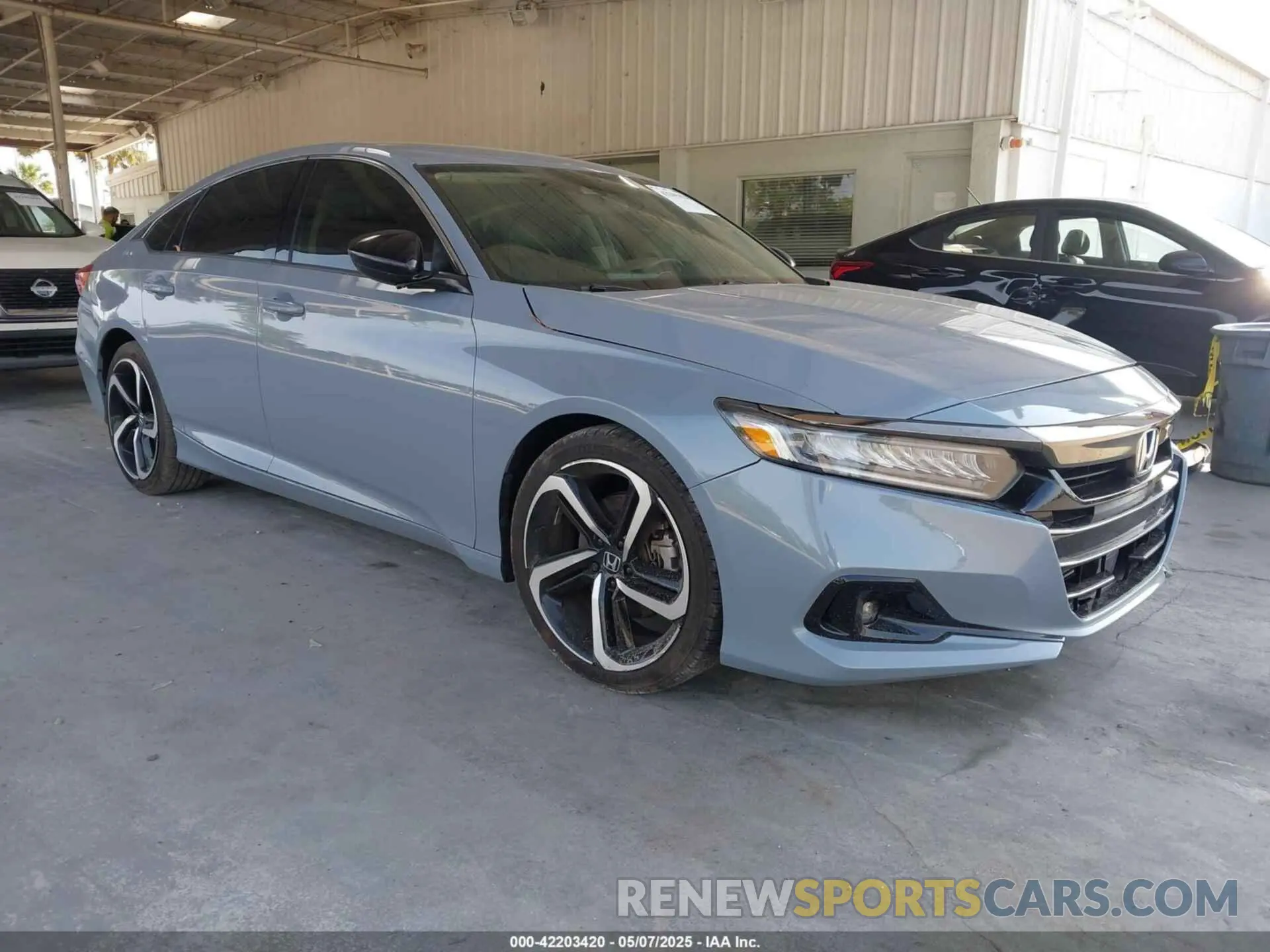 1 Photograph of a damaged car 1HGCV1F49MA056700 HONDA ACCORD 2021