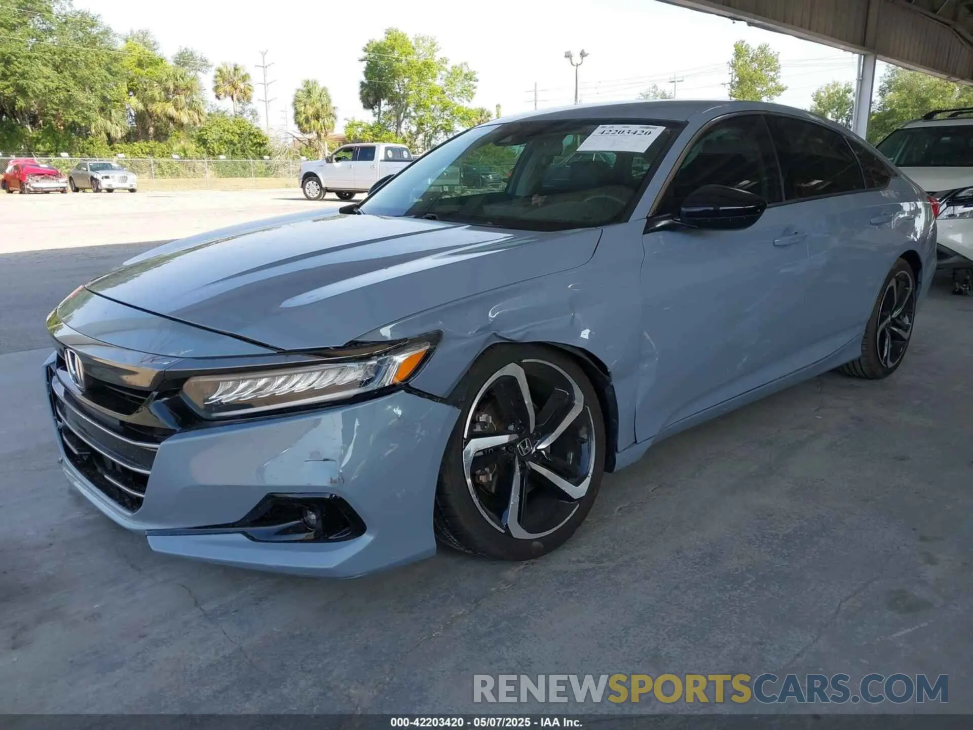 2 Photograph of a damaged car 1HGCV1F49MA056700 HONDA ACCORD 2021