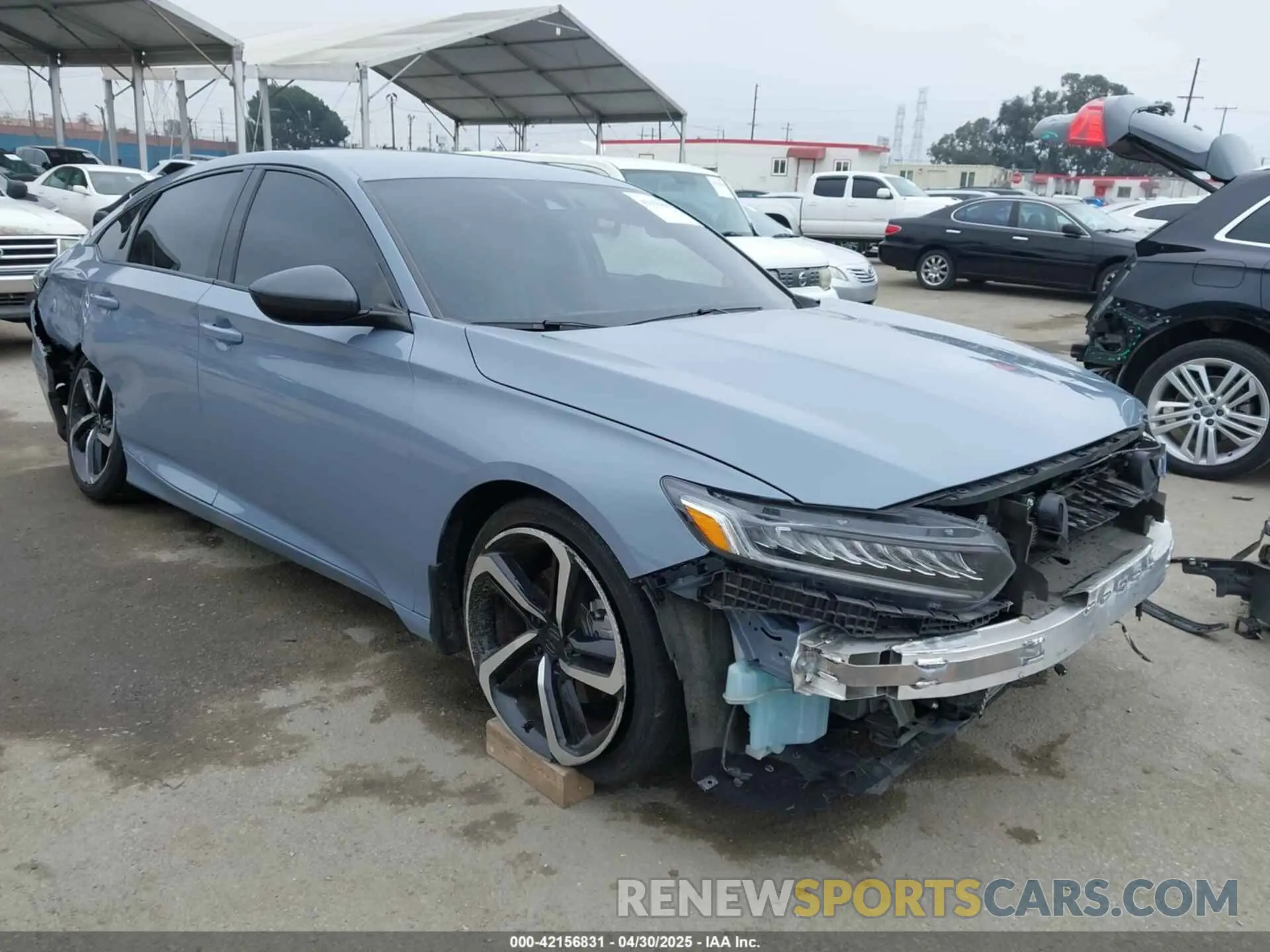 1 Photograph of a damaged car 1HGCV1F49MA124168 HONDA ACCORD 2021