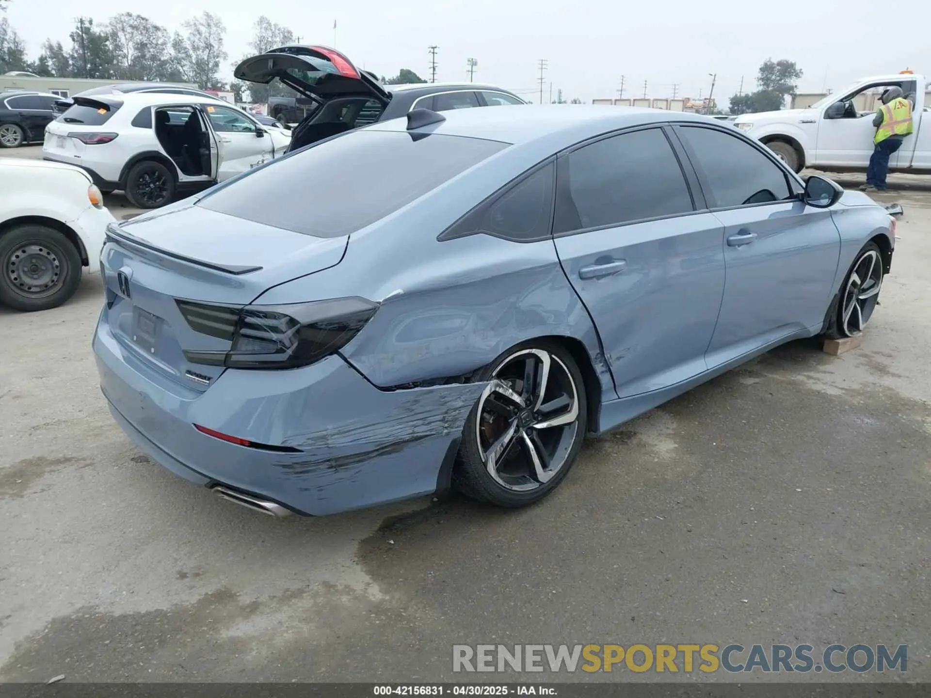 4 Photograph of a damaged car 1HGCV1F49MA124168 HONDA ACCORD 2021