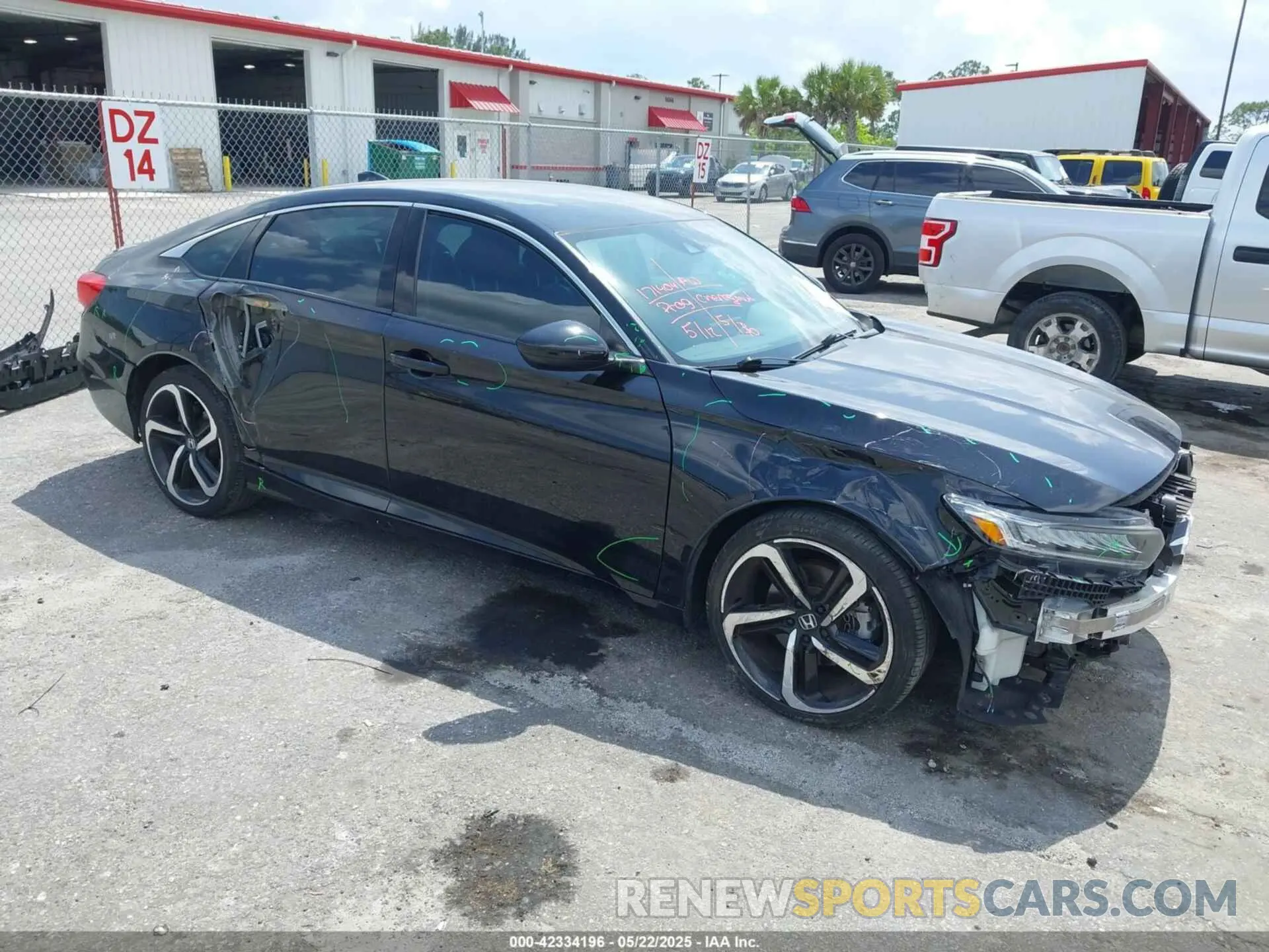 1 Photograph of a damaged car 1HGCV1F4XMA043146 HONDA ACCORD 2021