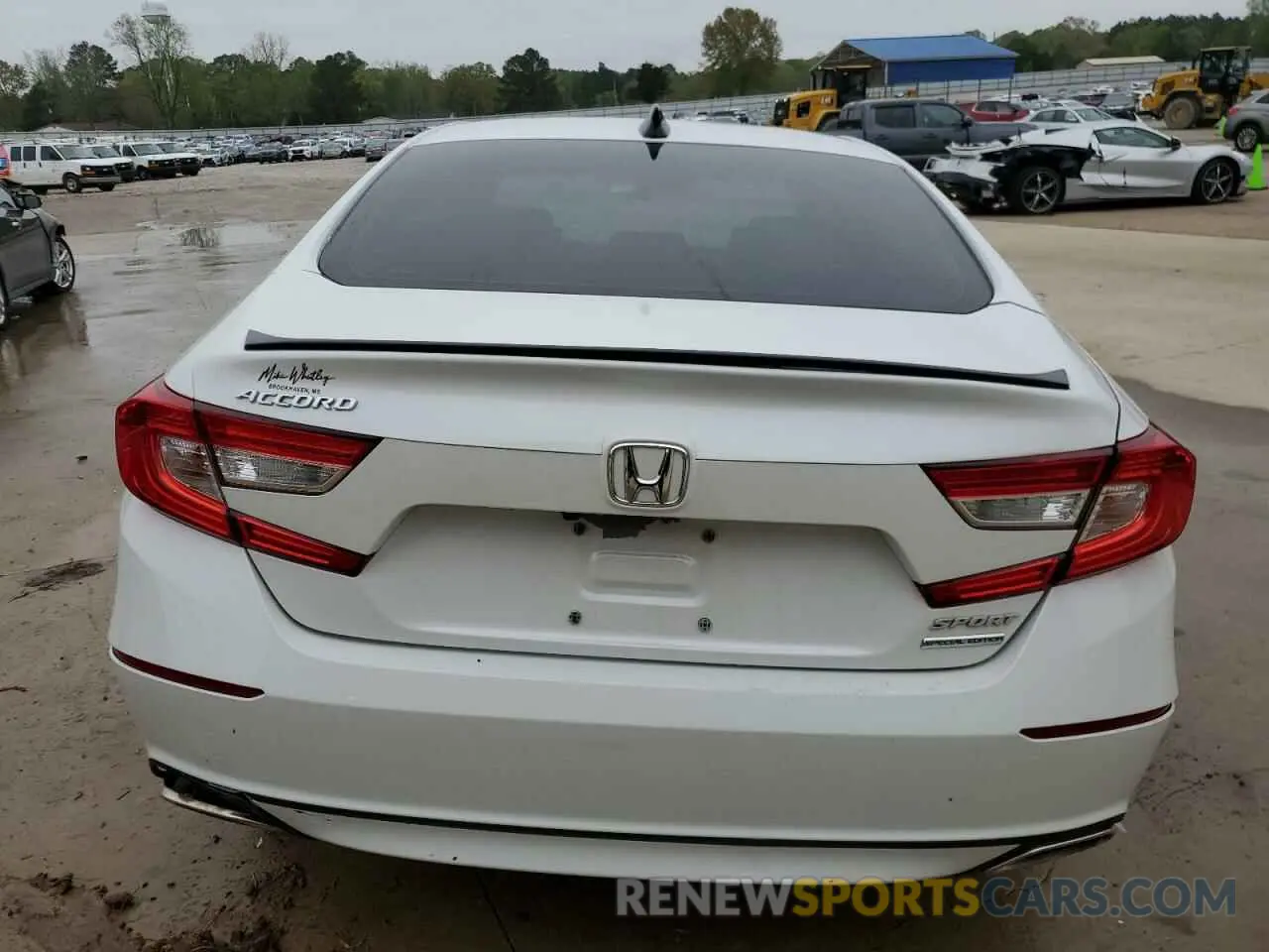 6 Photograph of a damaged car 1HGCV1F4XMA050825 HONDA ACCORD 2021