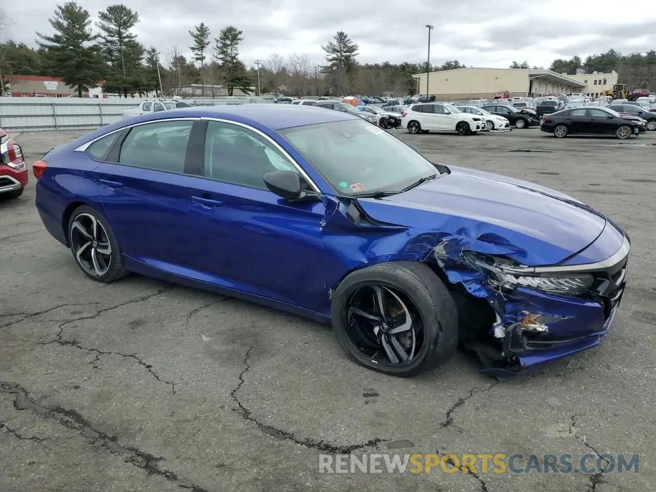 4 Photograph of a damaged car 1HGCV1F4XMA085977 HONDA ACCORD 2021