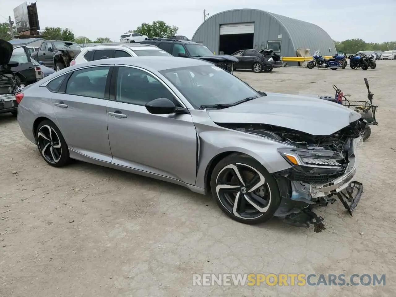 4 Photograph of a damaged car 1HGCV1F4XMA087597 HONDA ACCORD 2021