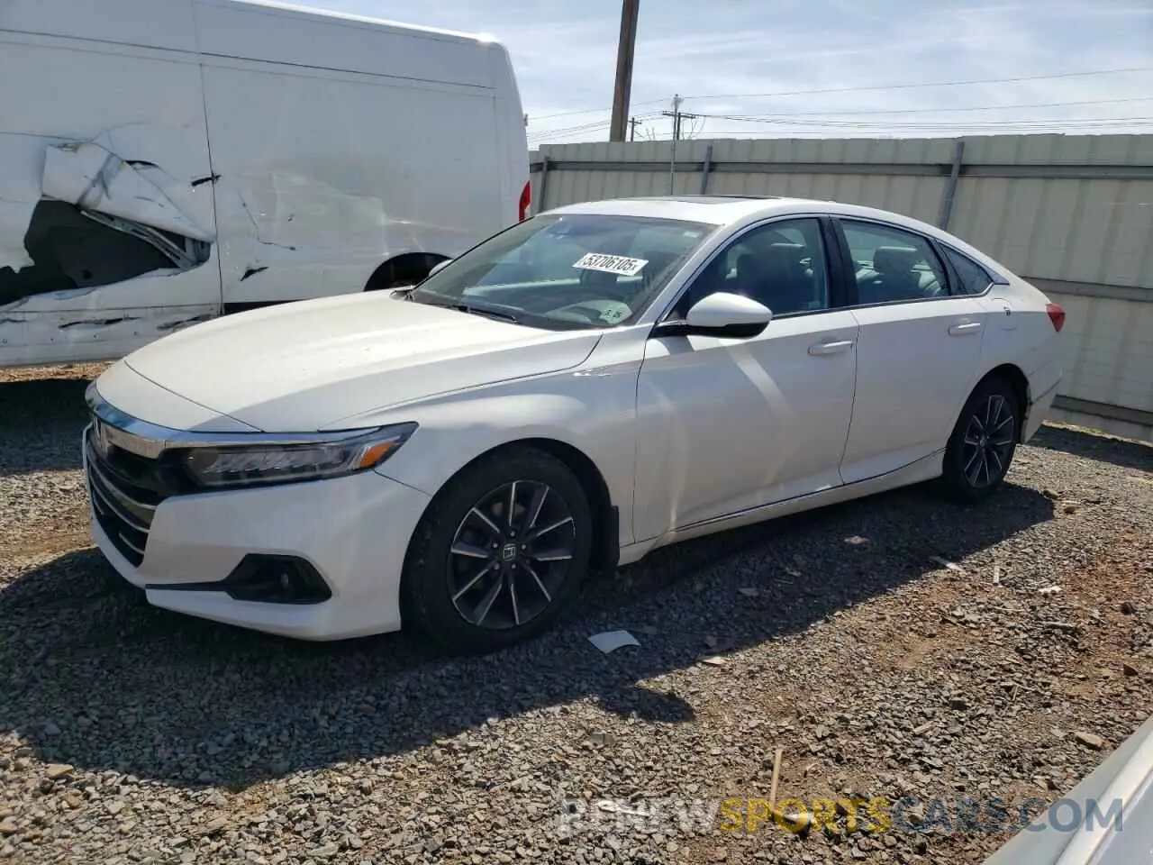 1 Photograph of a damaged car 1HGCV1F51MA020234 HONDA ACCORD 2021