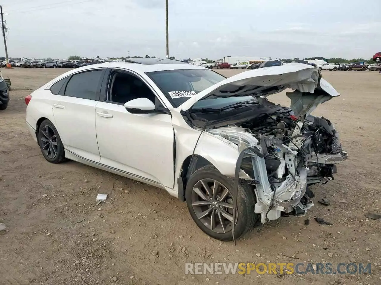 4 Photograph of a damaged car 1HGCV1F51MA059843 HONDA ACCORD 2021