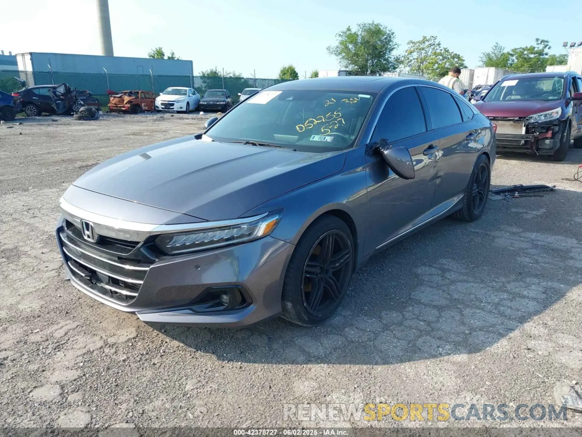 2 Photograph of a damaged car 1HGCV1F52MA052755 HONDA ACCORD 2021