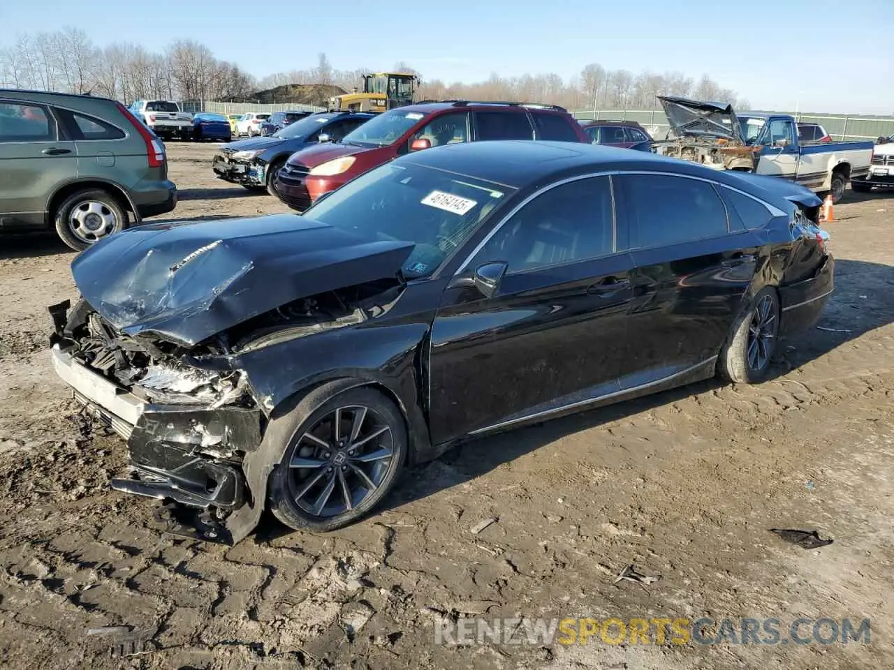 1 Photograph of a damaged car 1HGCV1F52MA057065 HONDA ACCORD 2021
