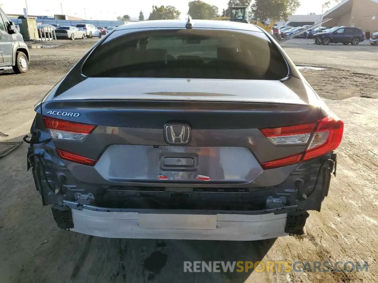 6 Photograph of a damaged car 1HGCV1F52MA082791 HONDA ACCORD 2021