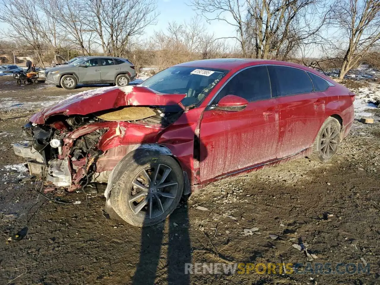 1 Photograph of a damaged car 1HGCV1F52MA094844 HONDA ACCORD 2021