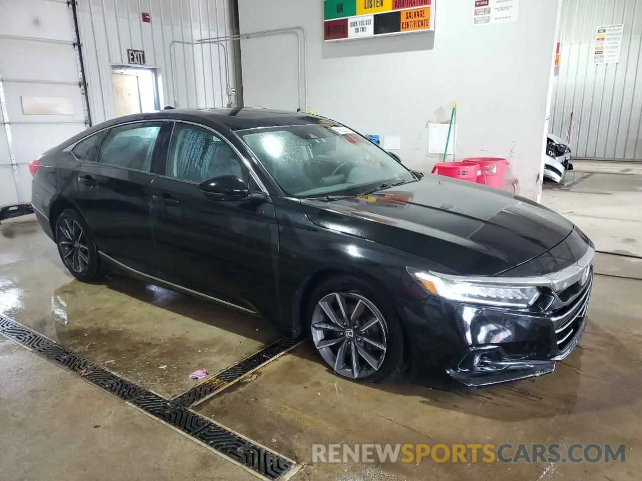 4 Photograph of a damaged car 1HGCV1F53MA006268 HONDA ACCORD 2021