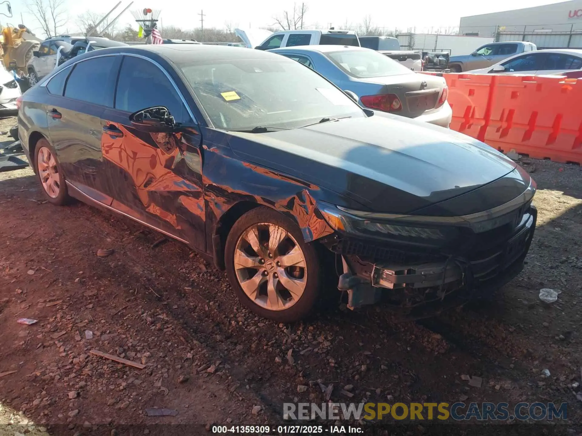 1 Photograph of a damaged car 1HGCV1F56MA050457 HONDA ACCORD 2021