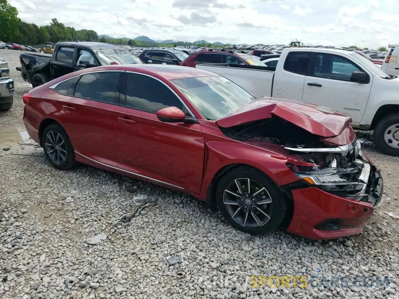 4 Photograph of a damaged car 1HGCV1F56MA078212 HONDA ACCORD 2021