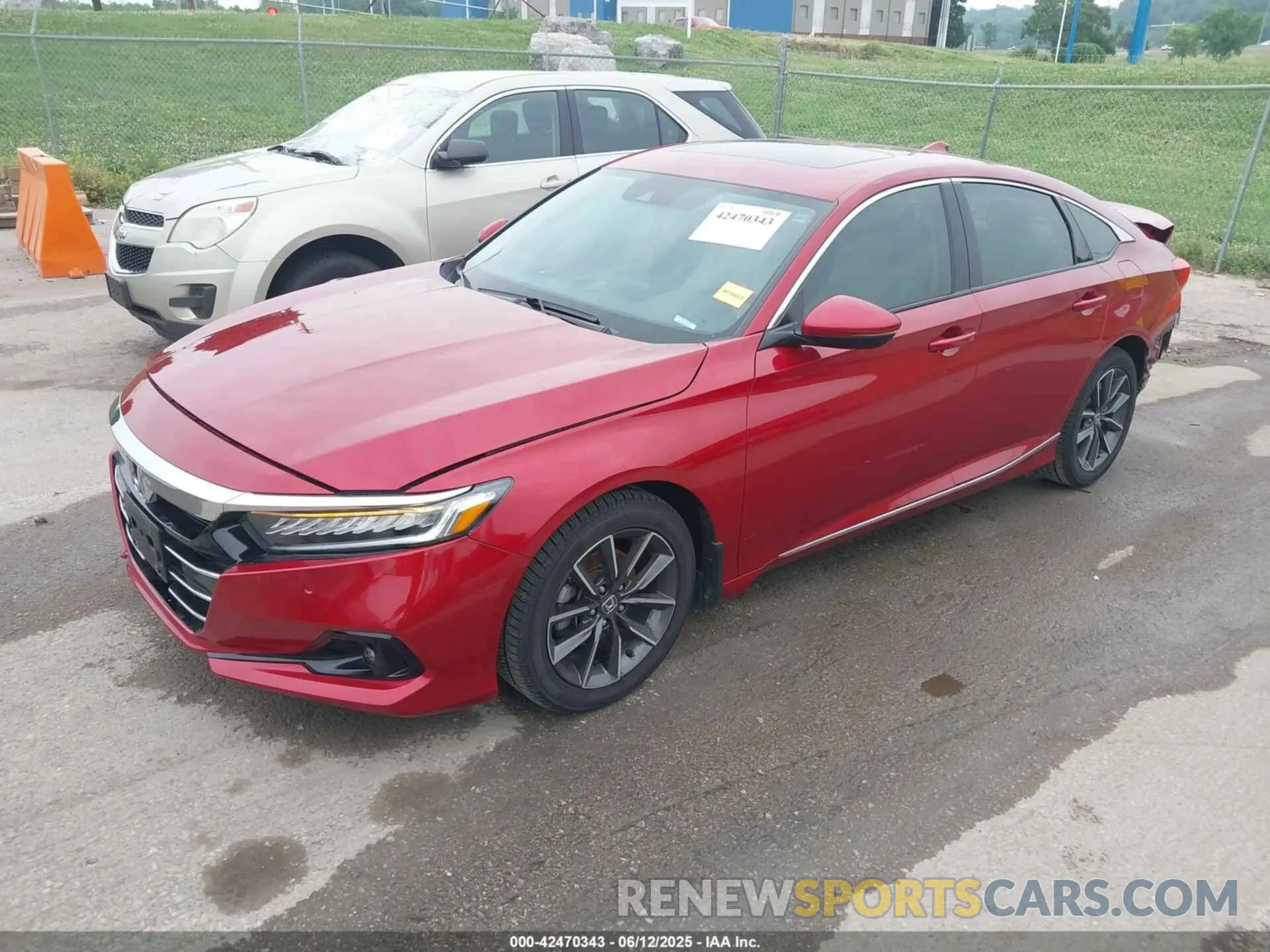 2 Photograph of a damaged car 1HGCV1F57MA003003 HONDA ACCORD 2021
