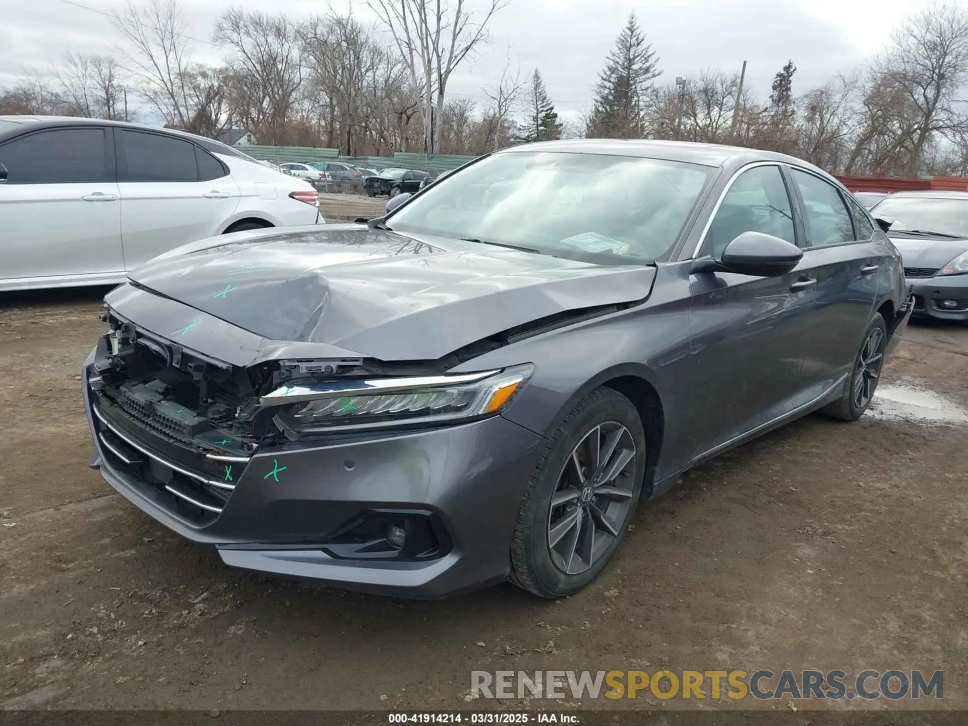2 Photograph of a damaged car 1HGCV1F57MA005172 HONDA ACCORD 2021
