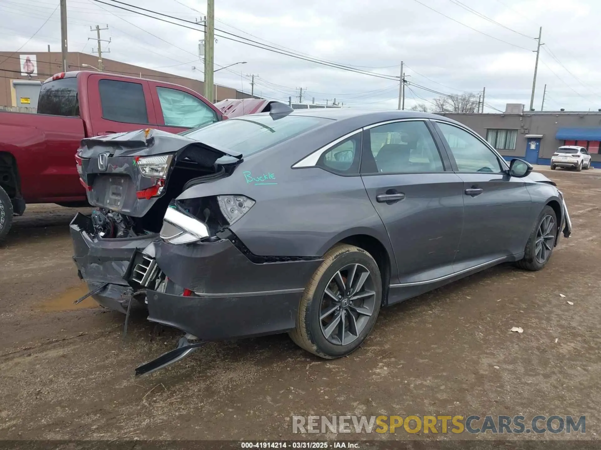 4 Photograph of a damaged car 1HGCV1F57MA005172 HONDA ACCORD 2021