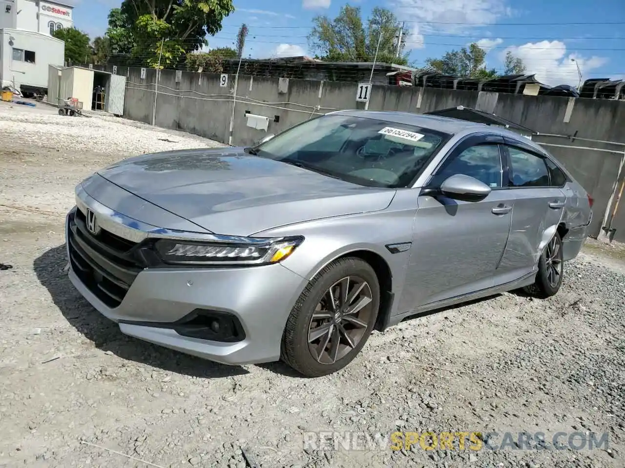 1 Photograph of a damaged car 1HGCV1F57MA010727 HONDA ACCORD 2021