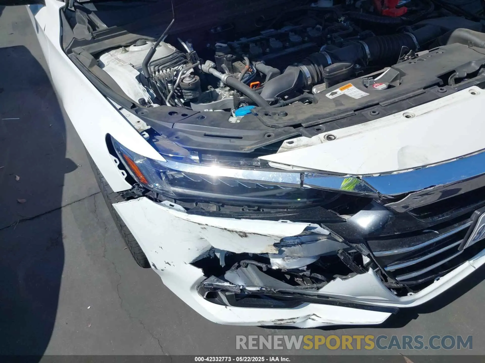 22 Photograph of a damaged car 1HGCV1F57MA074704 HONDA ACCORD 2021