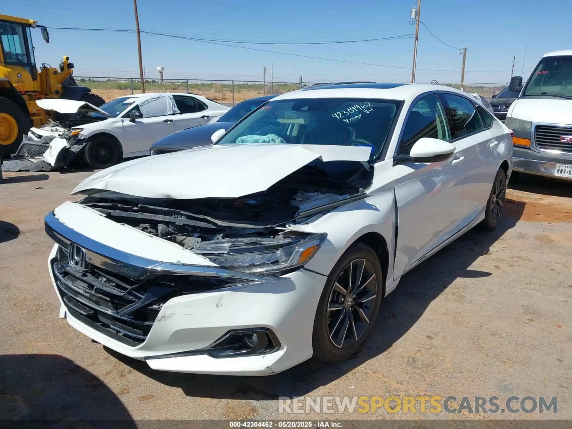 2 Photograph of a damaged car 1HGCV1F58MA041257 HONDA ACCORD 2021