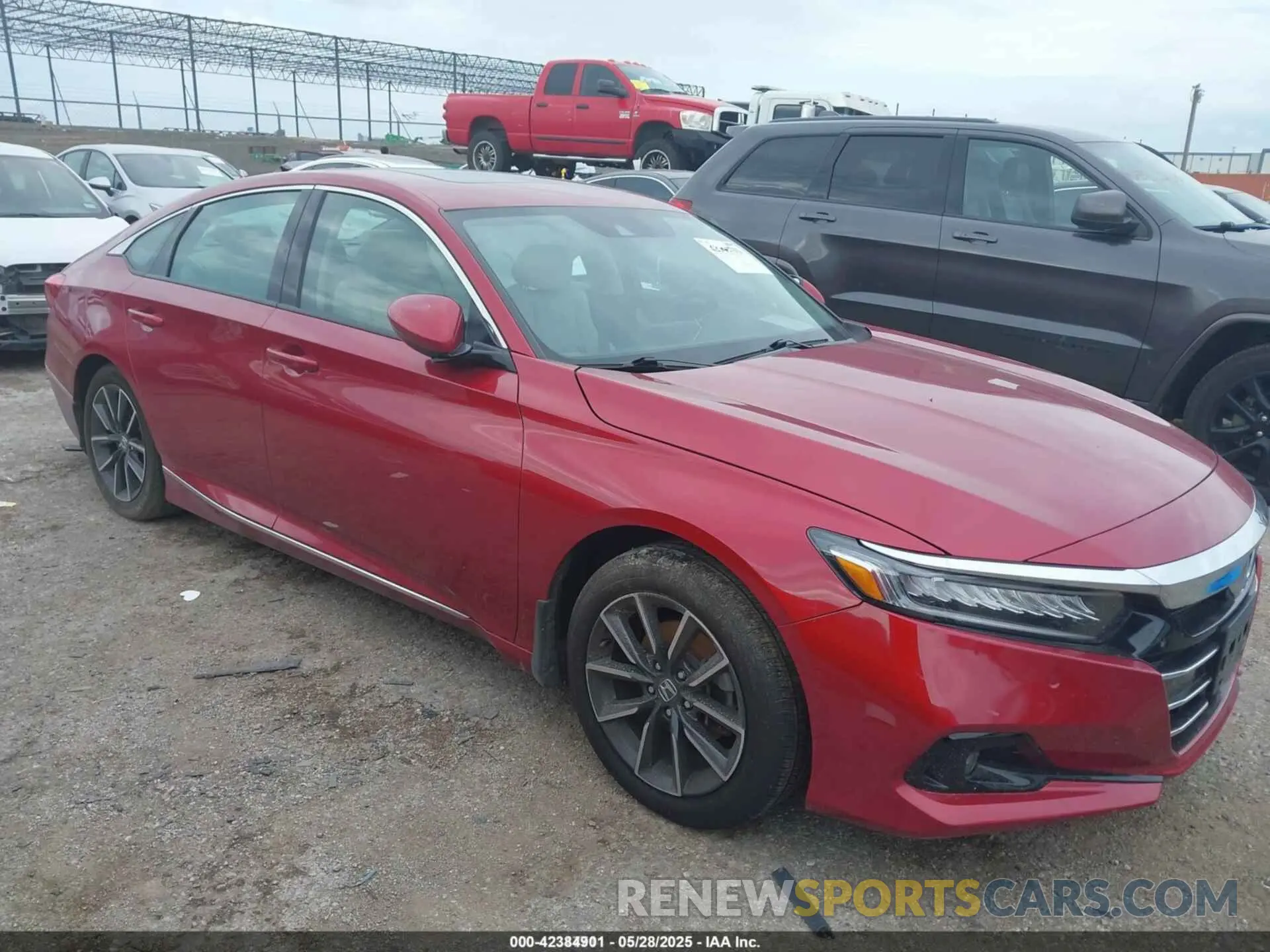 1 Photograph of a damaged car 1HGCV1F58MA100808 HONDA ACCORD 2021