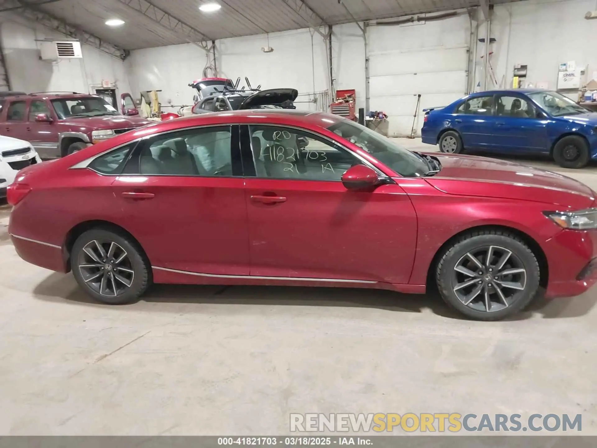 13 Photograph of a damaged car 1HGCV1F59MA000698 HONDA ACCORD 2021