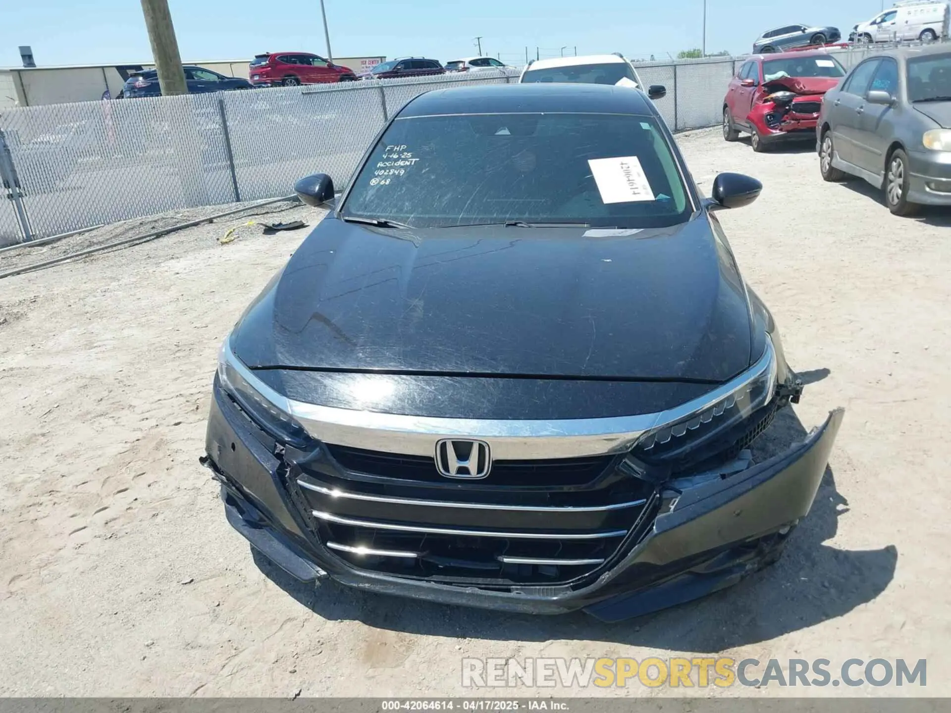 13 Photograph of a damaged car 1HGCV1F59MA040280 HONDA ACCORD 2021