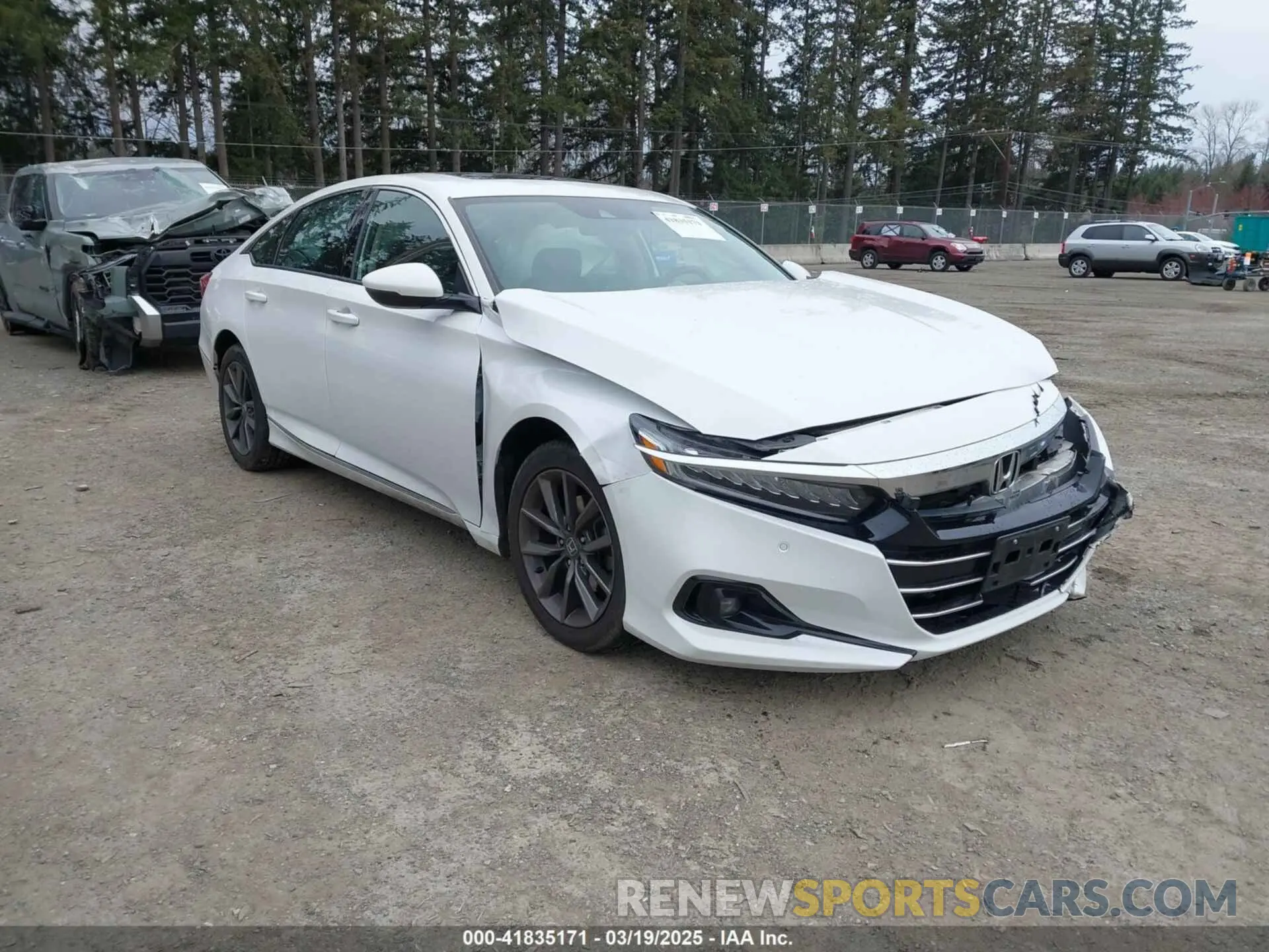 1 Photograph of a damaged car 1HGCV1F59MA050694 HONDA ACCORD 2021