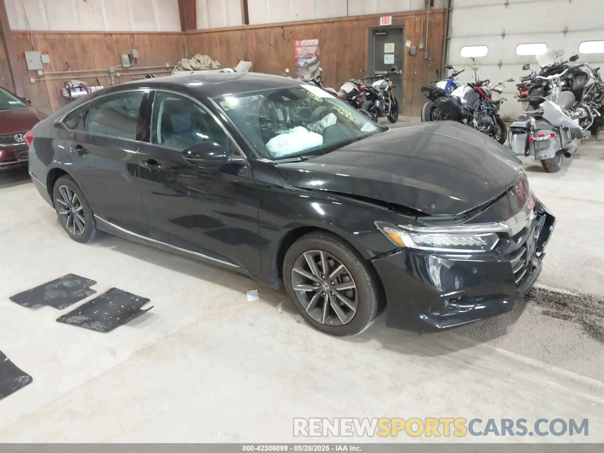 1 Photograph of a damaged car 1HGCV1F59MA076891 HONDA ACCORD 2021