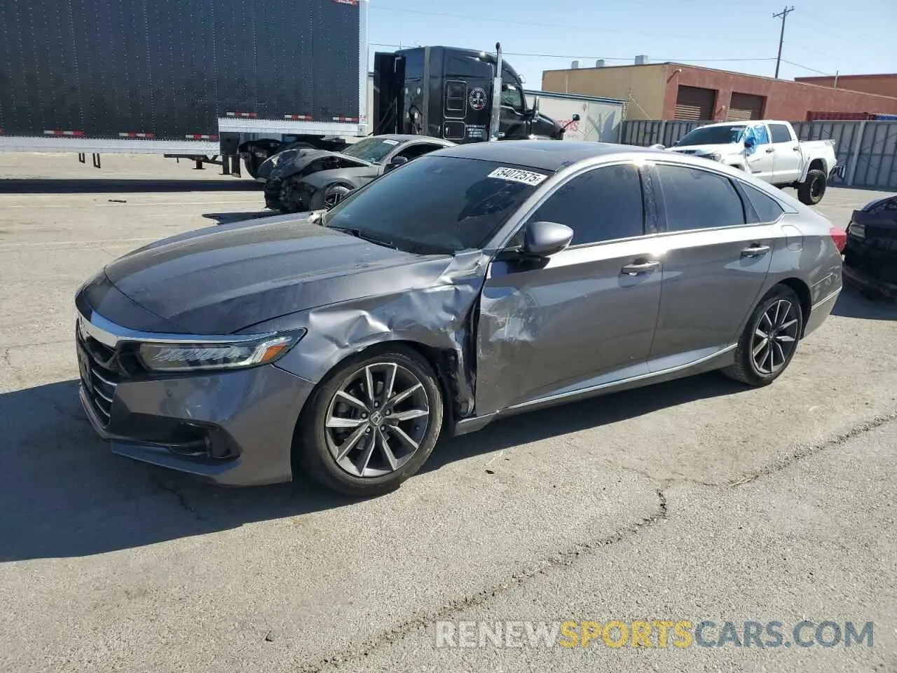 1 Photograph of a damaged car 1HGCV1F59MA110683 HONDA ACCORD 2021