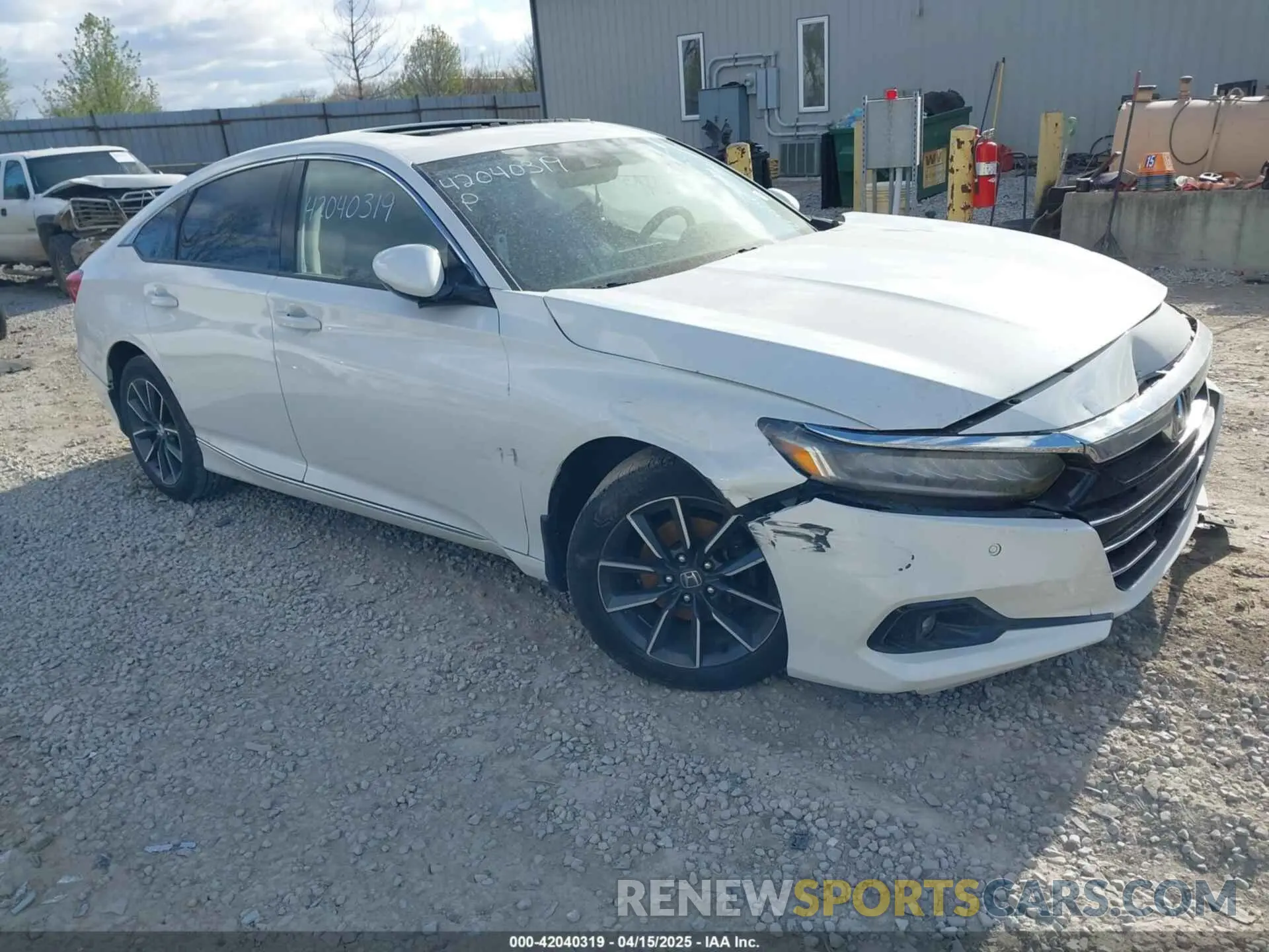 1 Photograph of a damaged car 1HGCV1F5XMA009023 HONDA ACCORD 2021