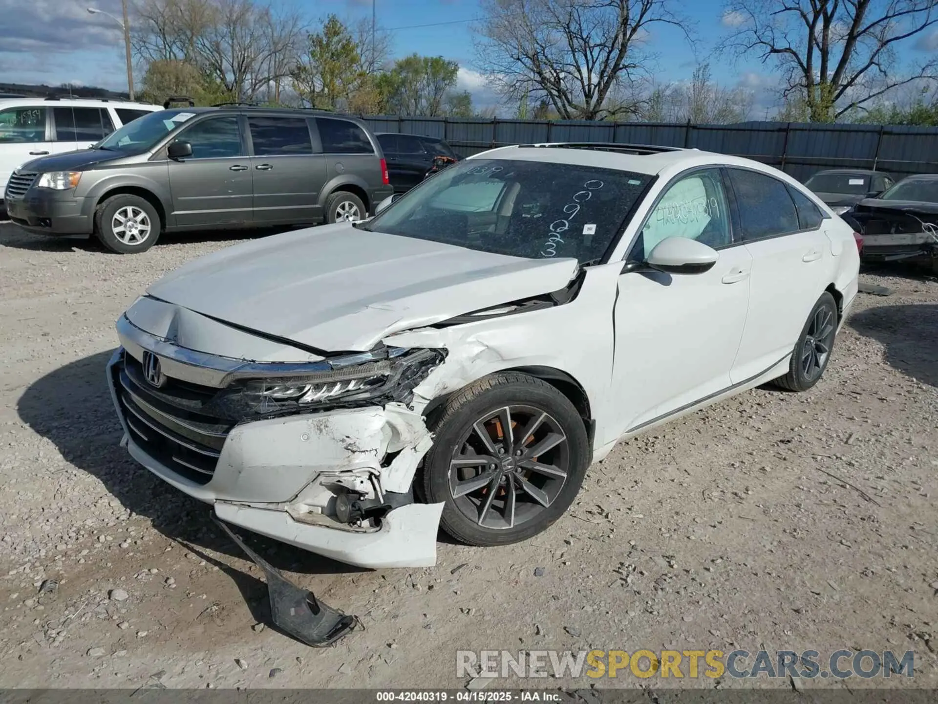 2 Photograph of a damaged car 1HGCV1F5XMA009023 HONDA ACCORD 2021