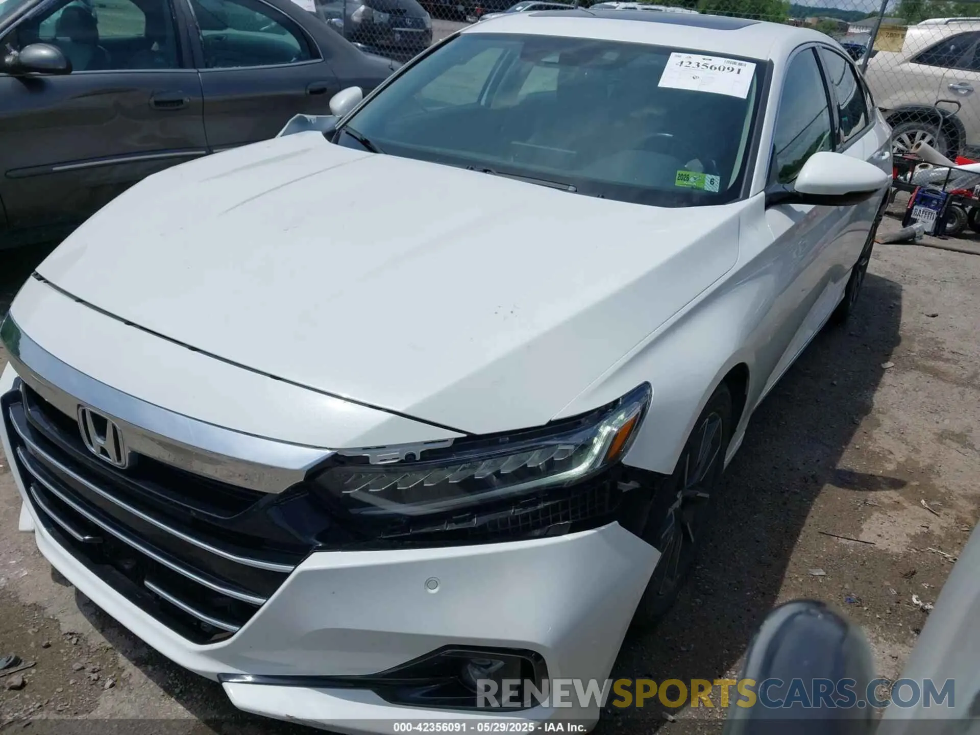 2 Photograph of a damaged car 1HGCV1F5XMA009037 HONDA ACCORD 2021