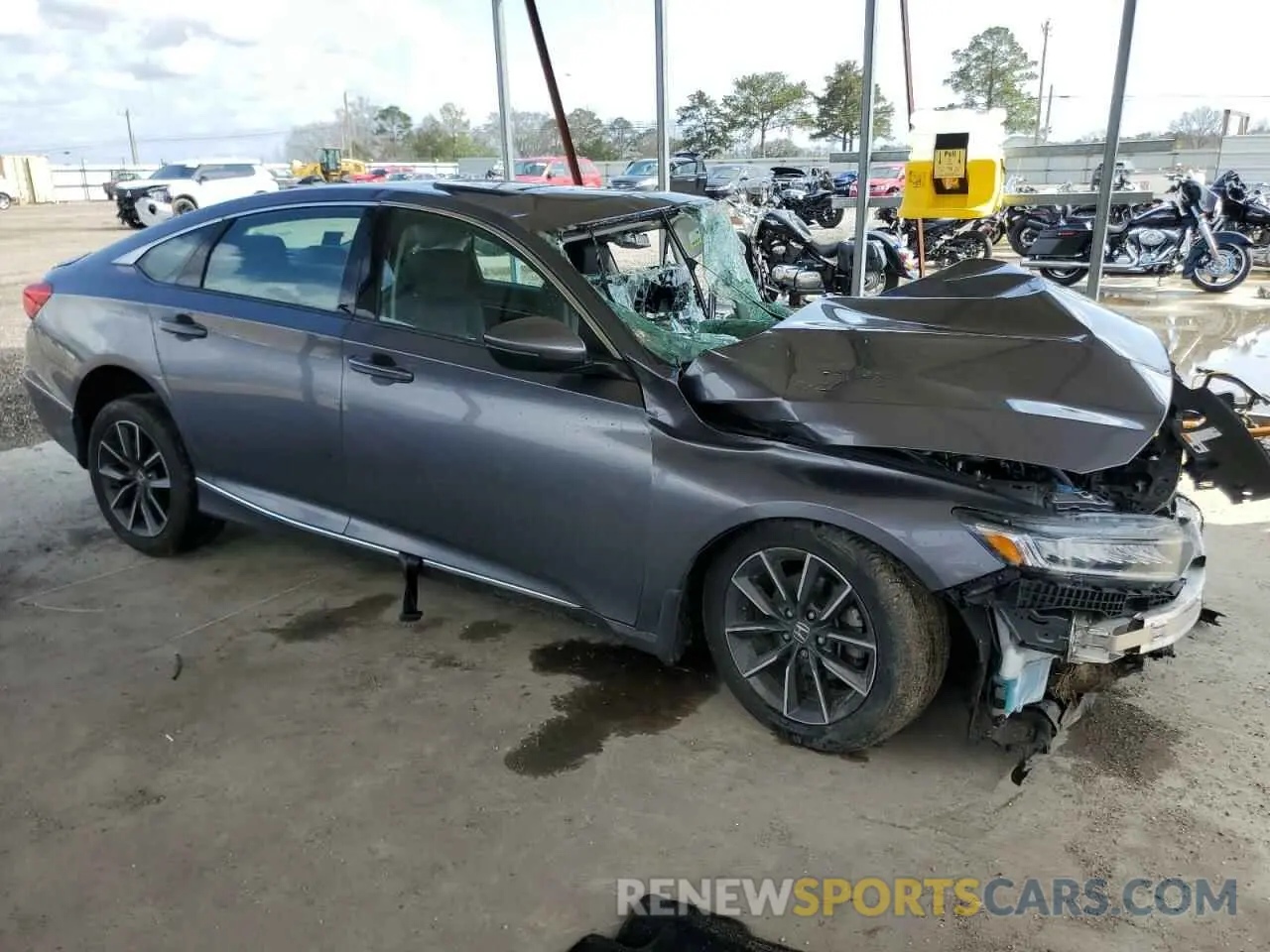 4 Photograph of a damaged car 1HGCV1F5XMA042183 HONDA ACCORD 2021