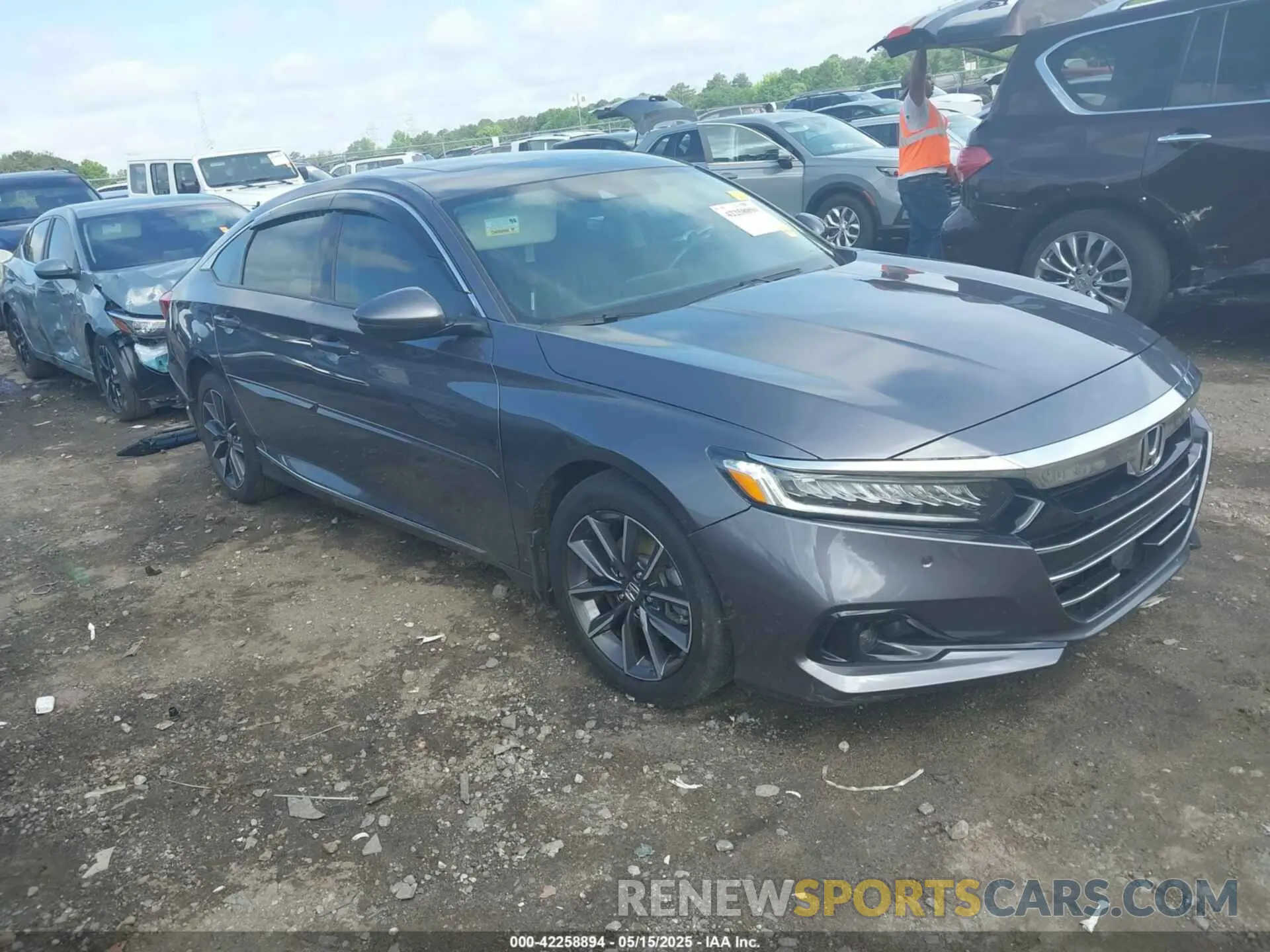 1 Photograph of a damaged car 1HGCV1F5XMA092050 HONDA ACCORD 2021