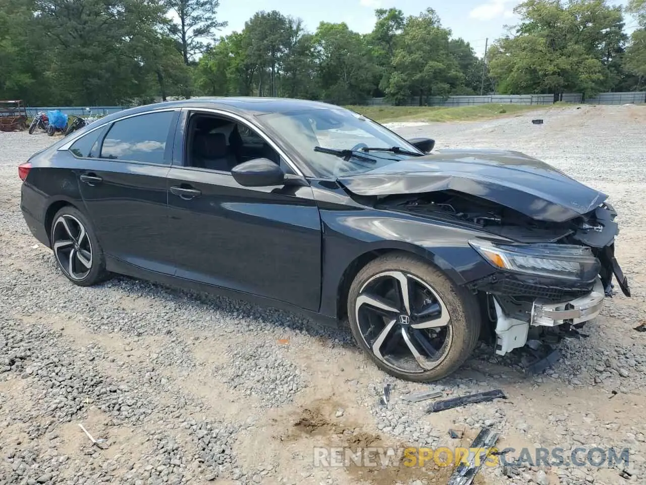 4 Photograph of a damaged car 1HGCV2F30MA010377 HONDA ACCORD 2021