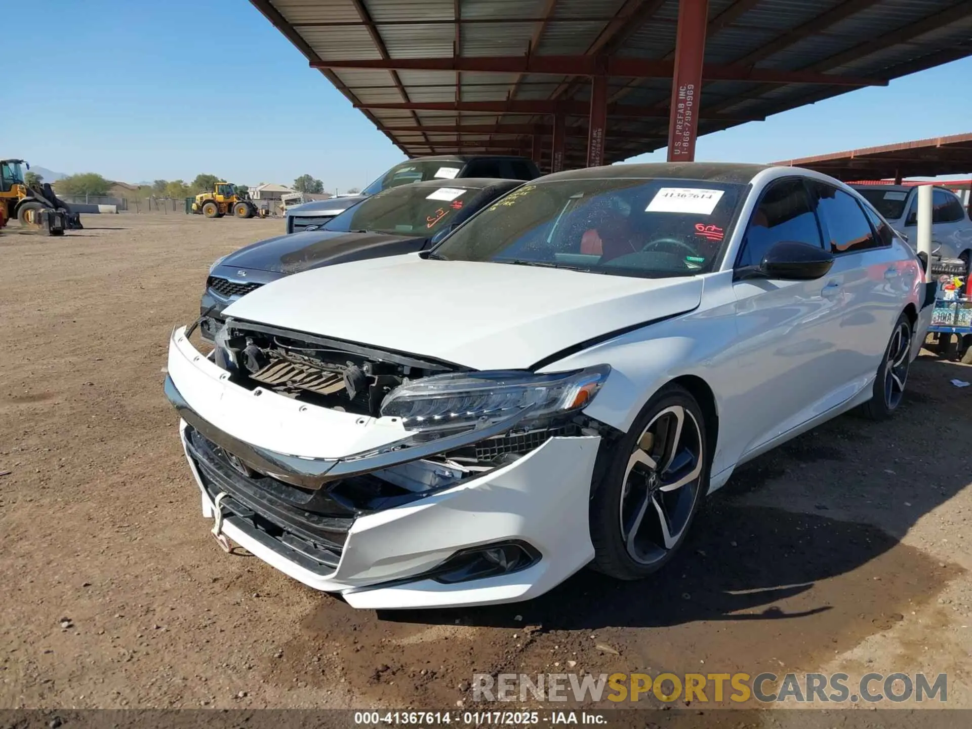 2 Photograph of a damaged car 1HGCV2F30MA016115 HONDA ACCORD 2021