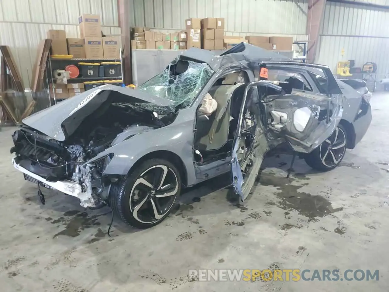 1 Photograph of a damaged car 1HGCV2F30MA024327 HONDA ACCORD 2021