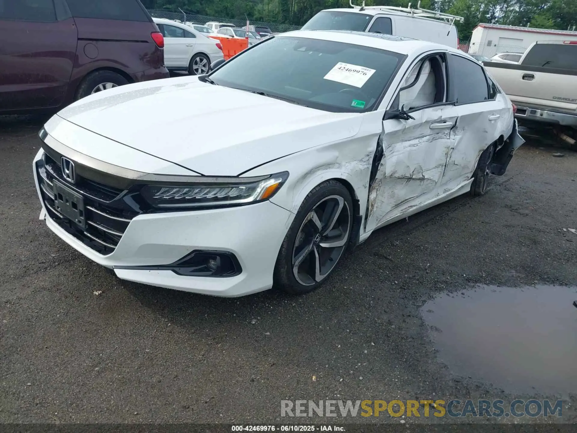 2 Photograph of a damaged car 1HGCV2F30MA024490 HONDA ACCORD 2021