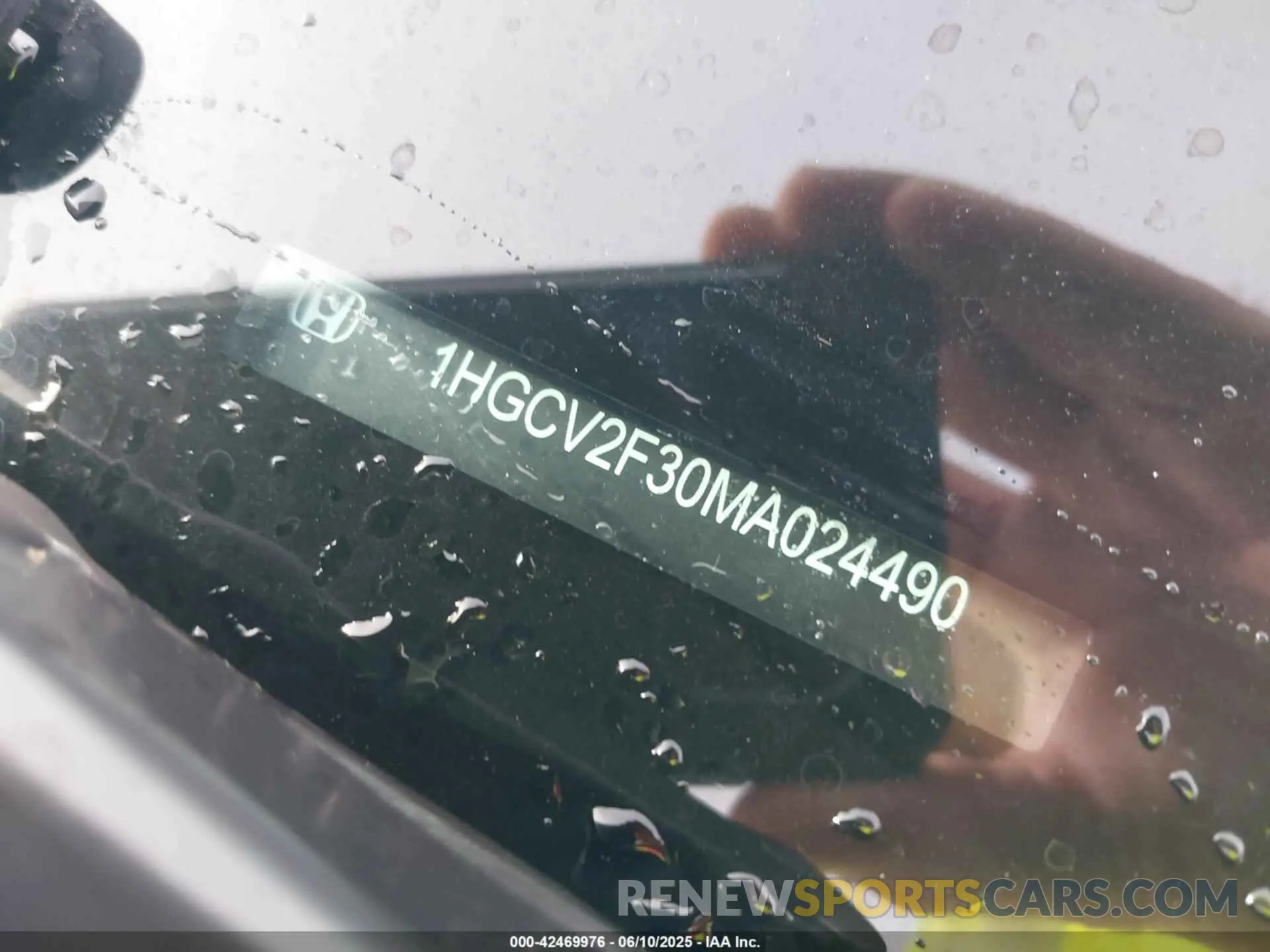 9 Photograph of a damaged car 1HGCV2F30MA024490 HONDA ACCORD 2021