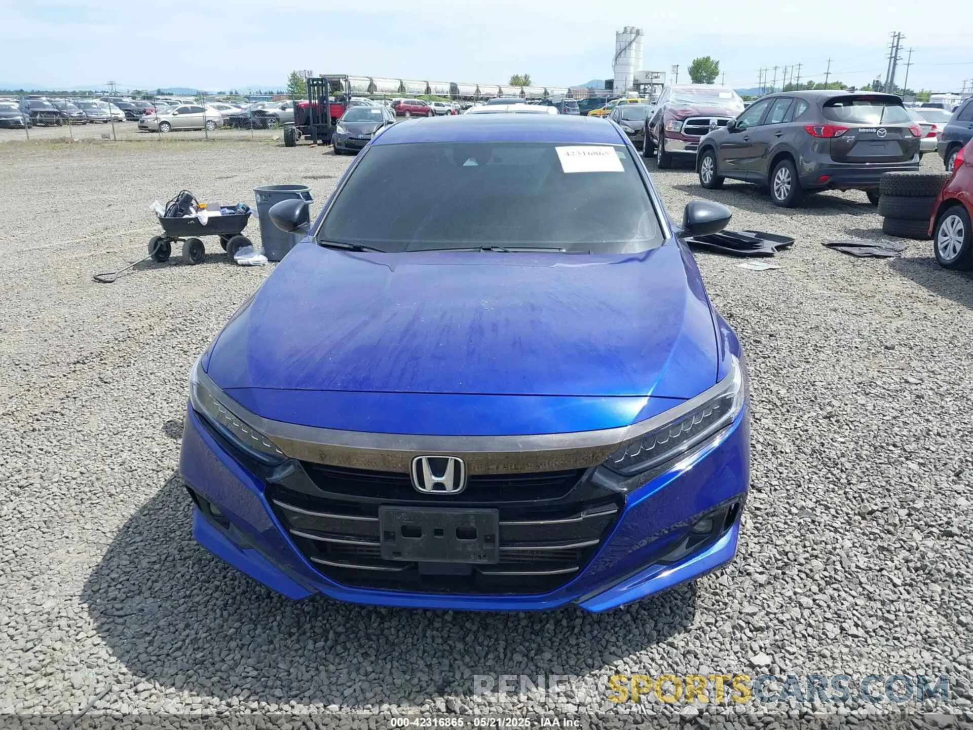 13 Photograph of a damaged car 1HGCV2F30MA032265 HONDA ACCORD 2021