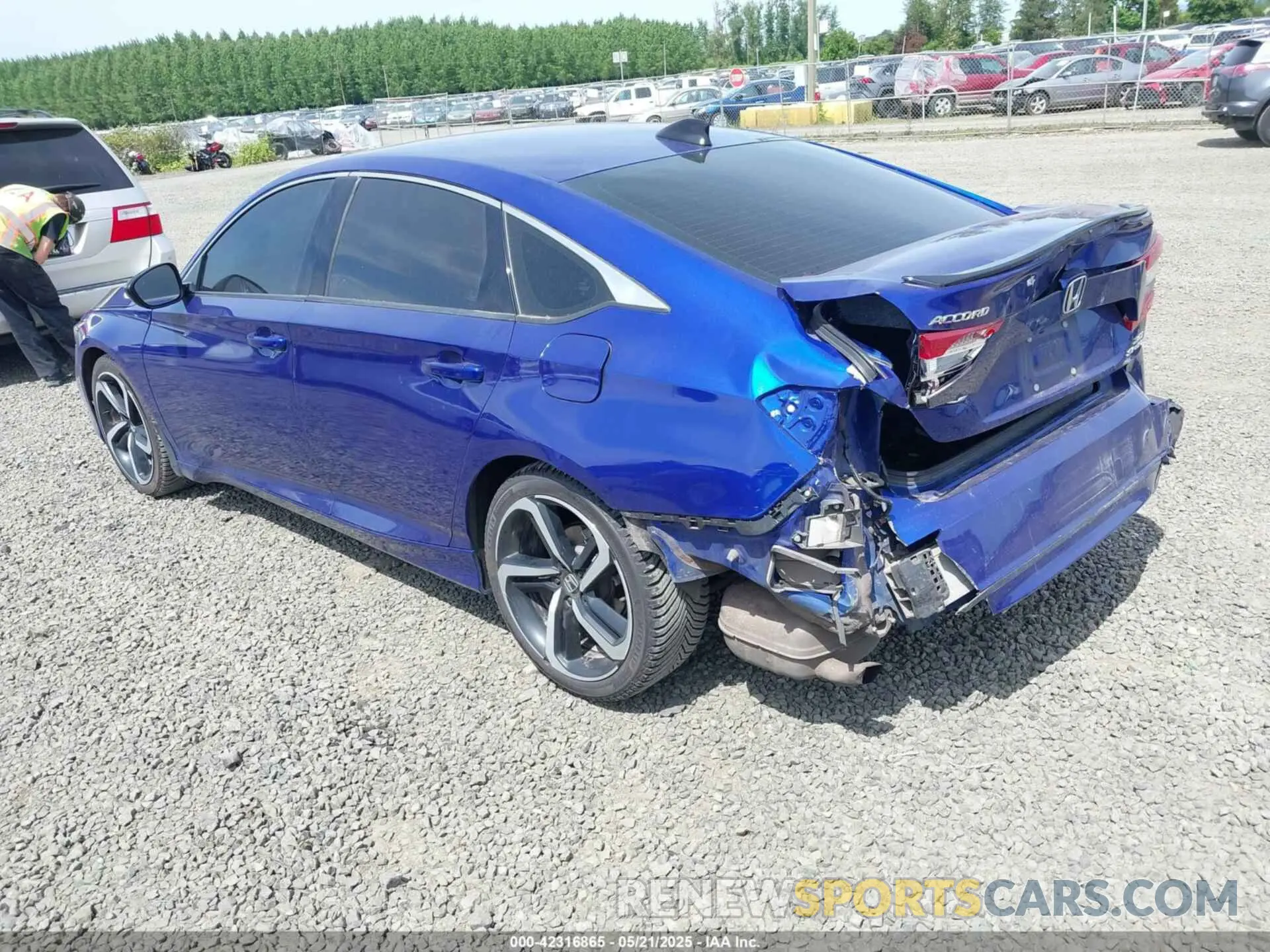 3 Photograph of a damaged car 1HGCV2F30MA032265 HONDA ACCORD 2021