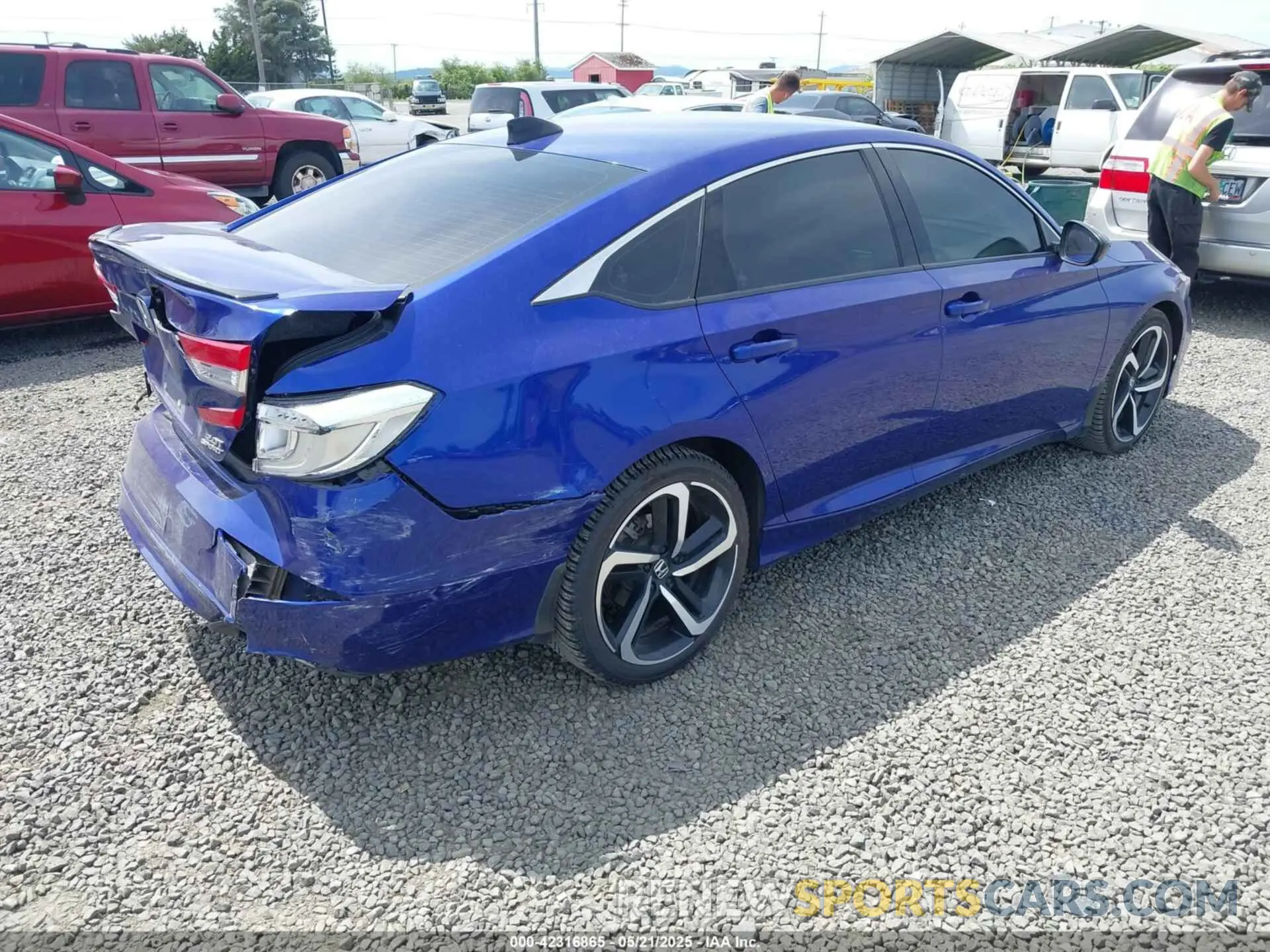 4 Photograph of a damaged car 1HGCV2F30MA032265 HONDA ACCORD 2021